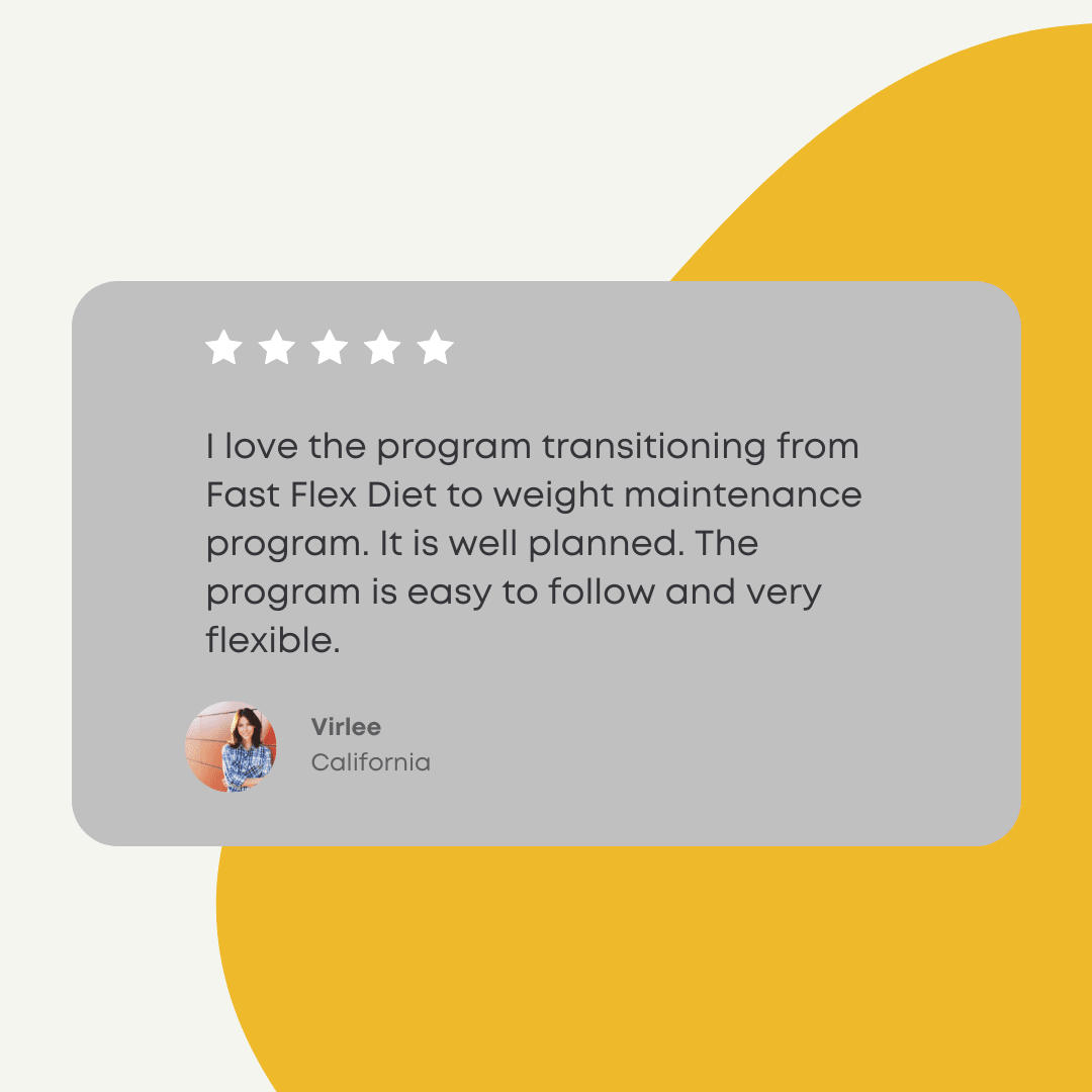 Testimonial Weight Maintenance Program - Virlee